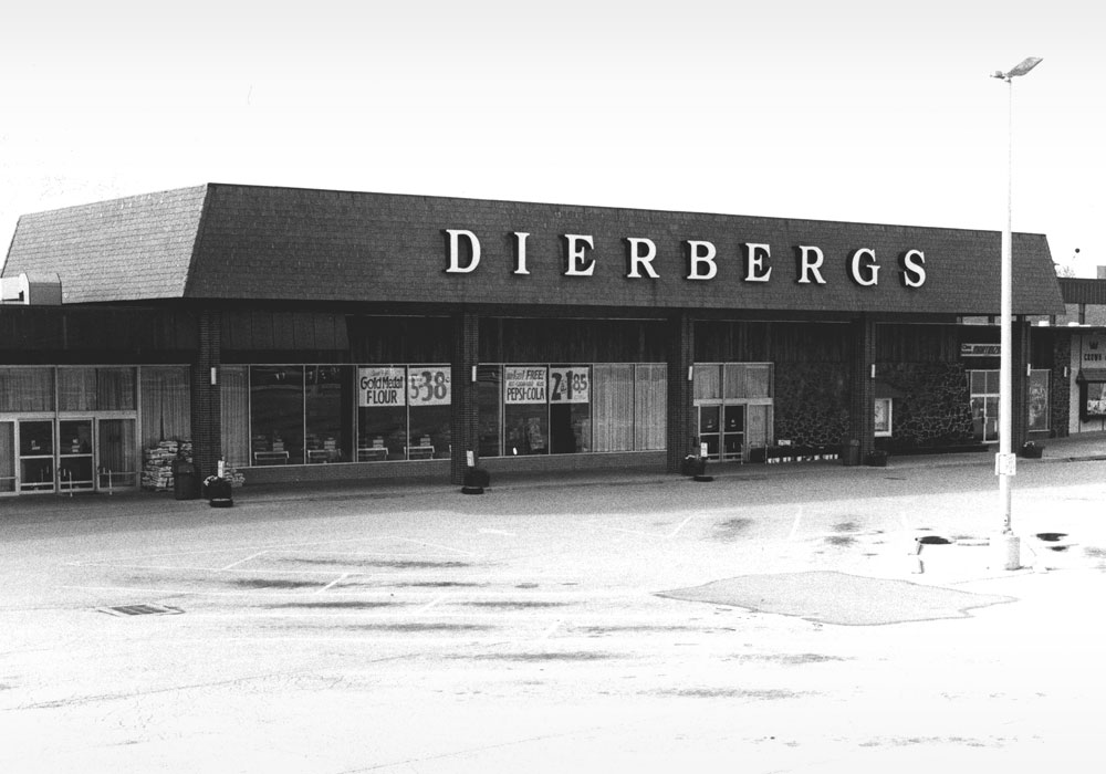 Vintage photo of Dierbergs grocery store