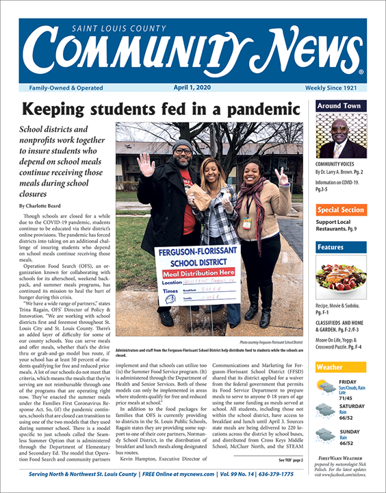 Front page of Community News