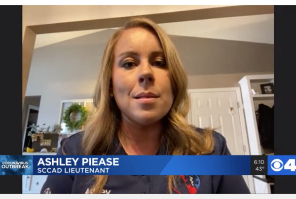 Ashley Piease helps feed needy families