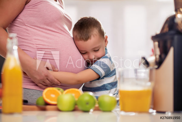 Mother and Son making a meal