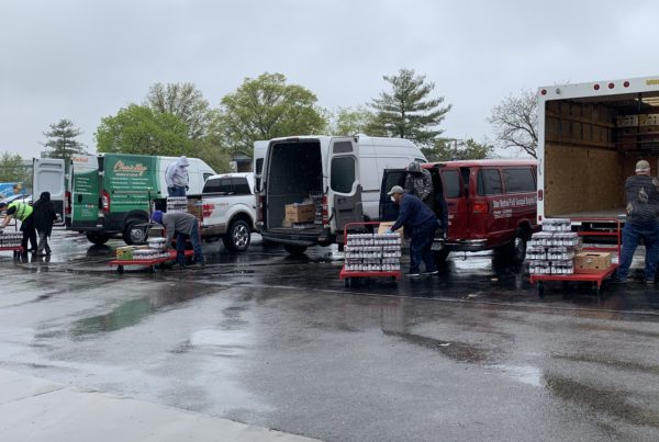 OFS drivers delivering food
