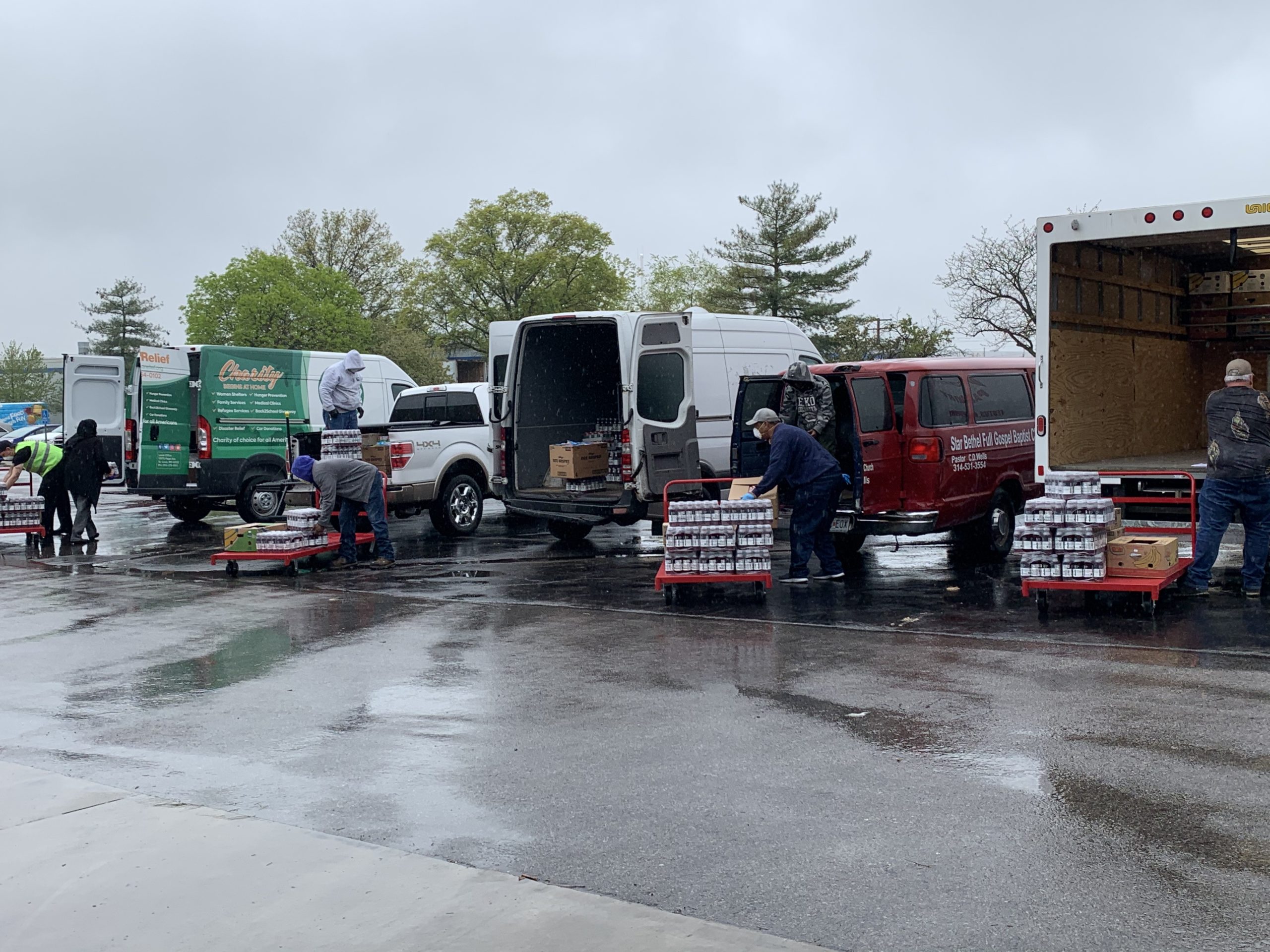 OFS drivers delivering food