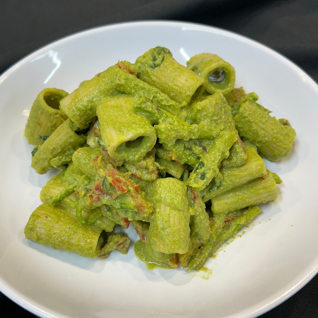 Green Pea Pesto Pasta