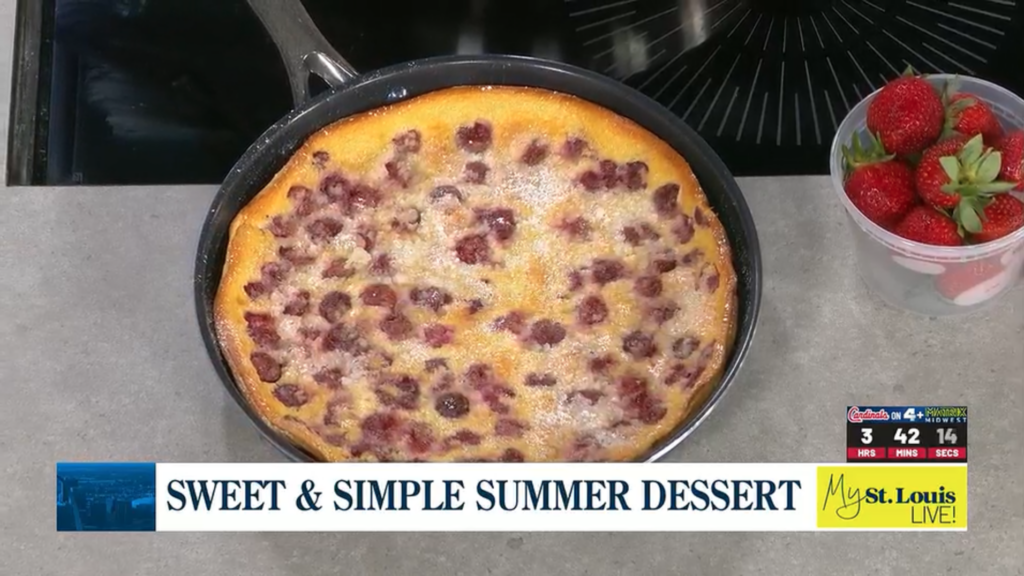 News Clip of Sweet & Simple Summer Dessert Featured on KMOV