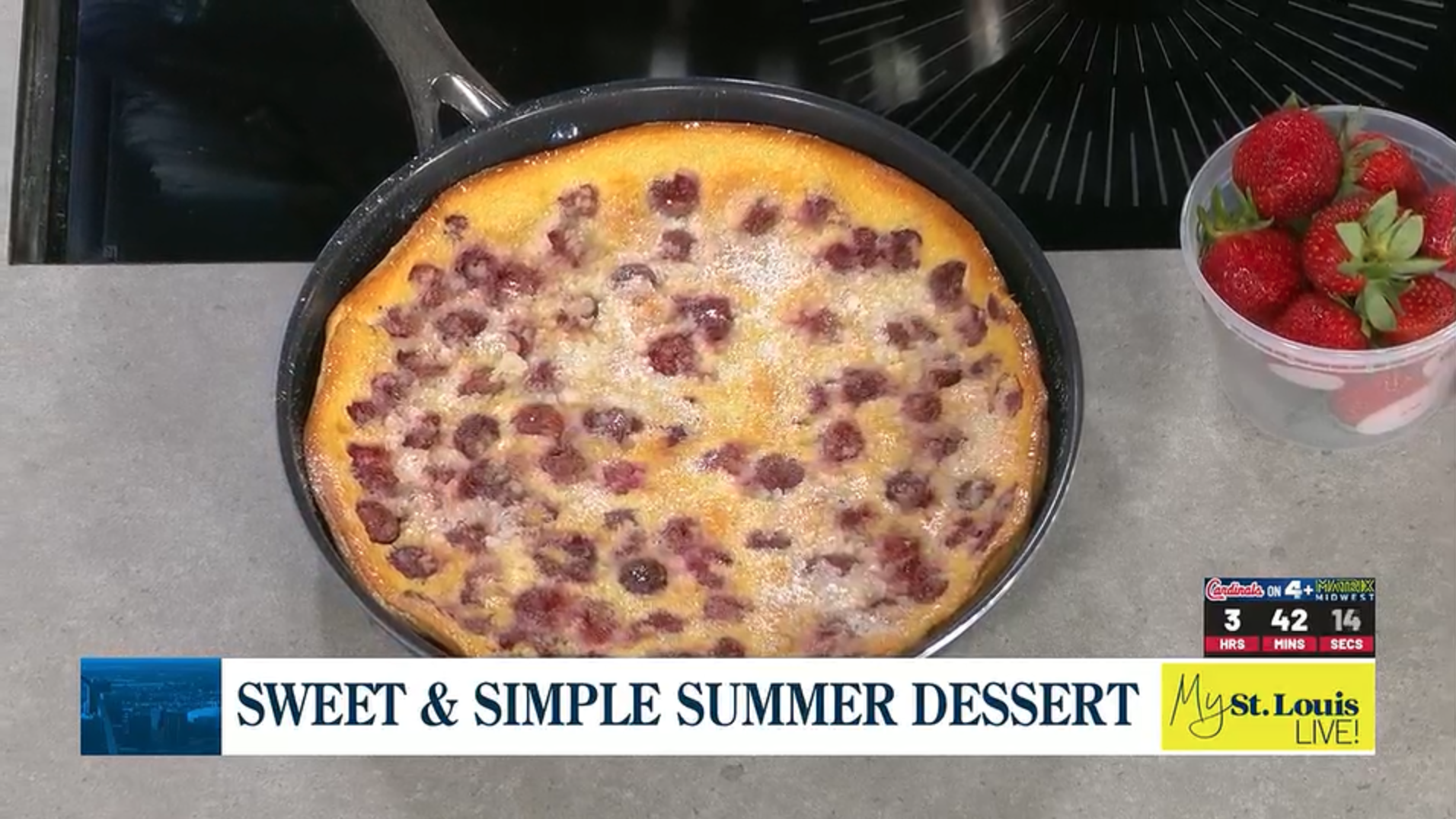 Sweet and simple summer dessert recipe featured on KMOV
